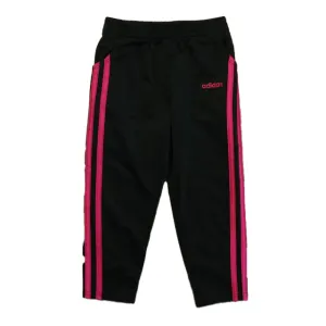 Adidas Girls Black | Pink Athletic Pants