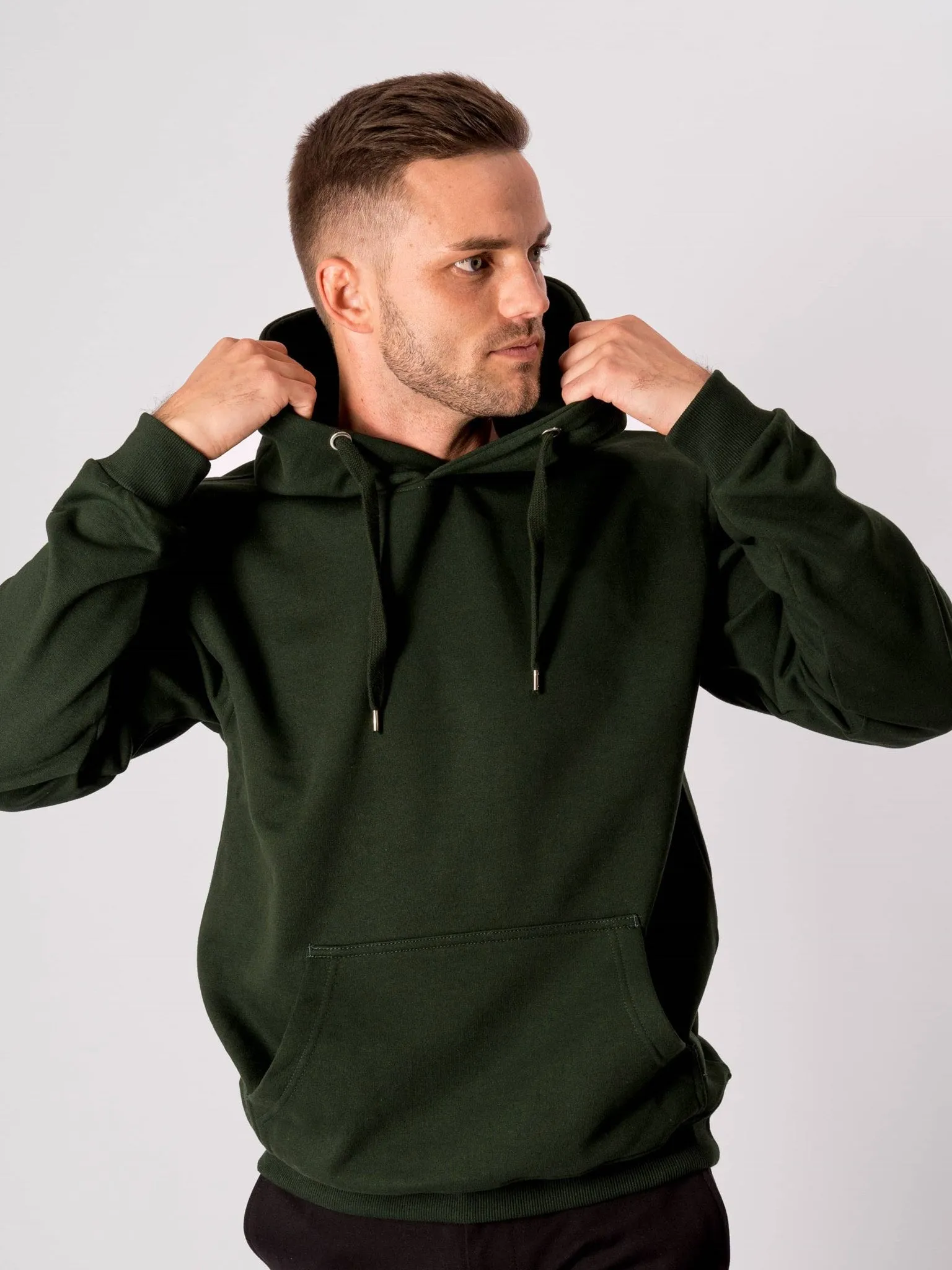 Basic Hoodie - Bottle Green