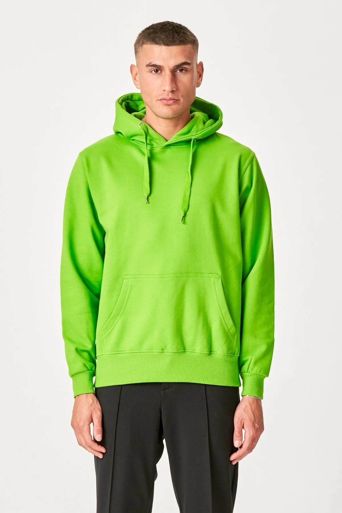 Basic Hoodie - Lime Green