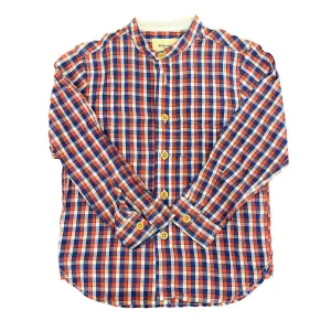 Bellerose Boys Red | Blue Check Button Down Long Sleeve