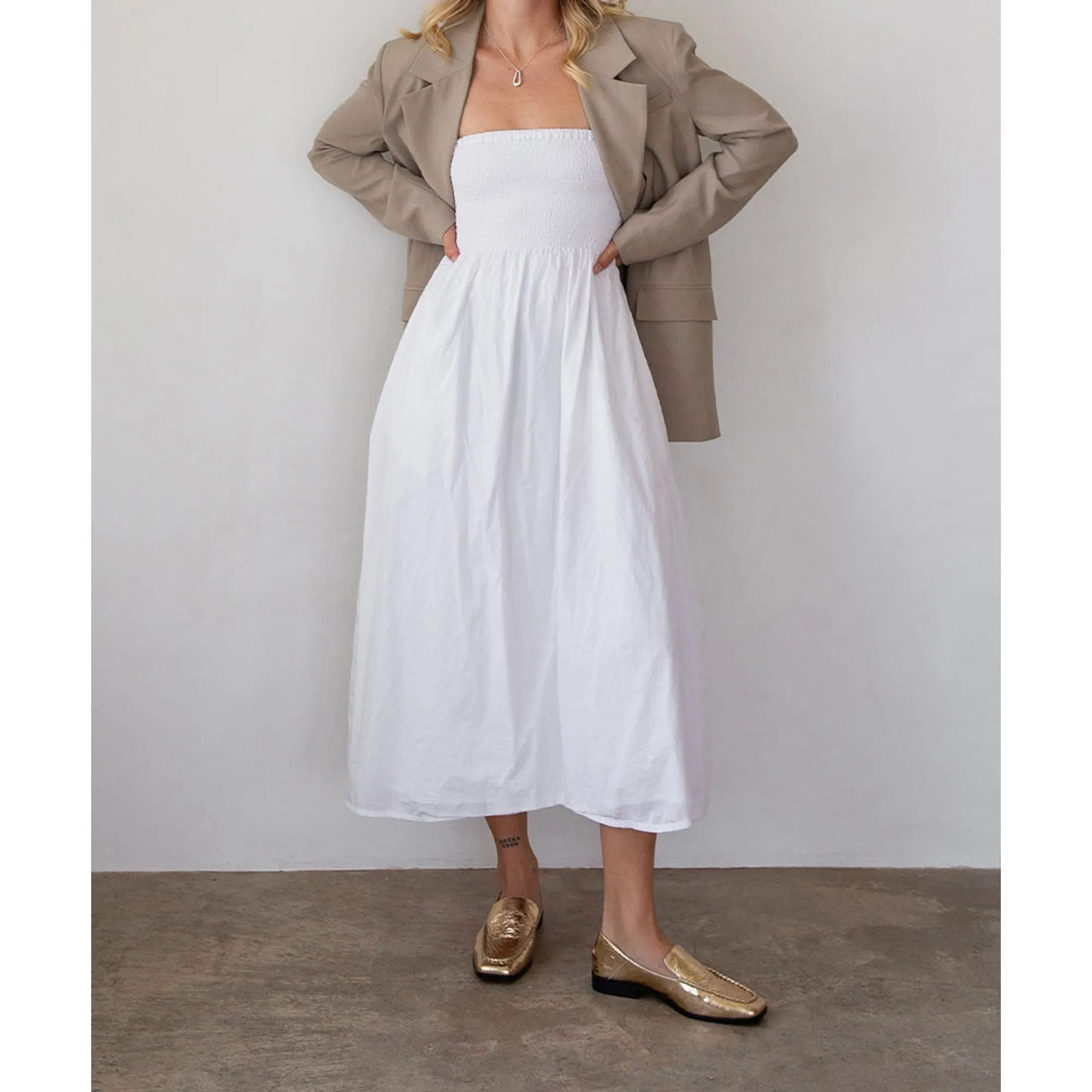 Beny Flats Sand Snake Embossed
