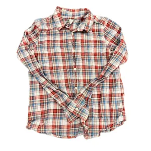 Bonpoint Girls Blue | Pink Plaid Blouse