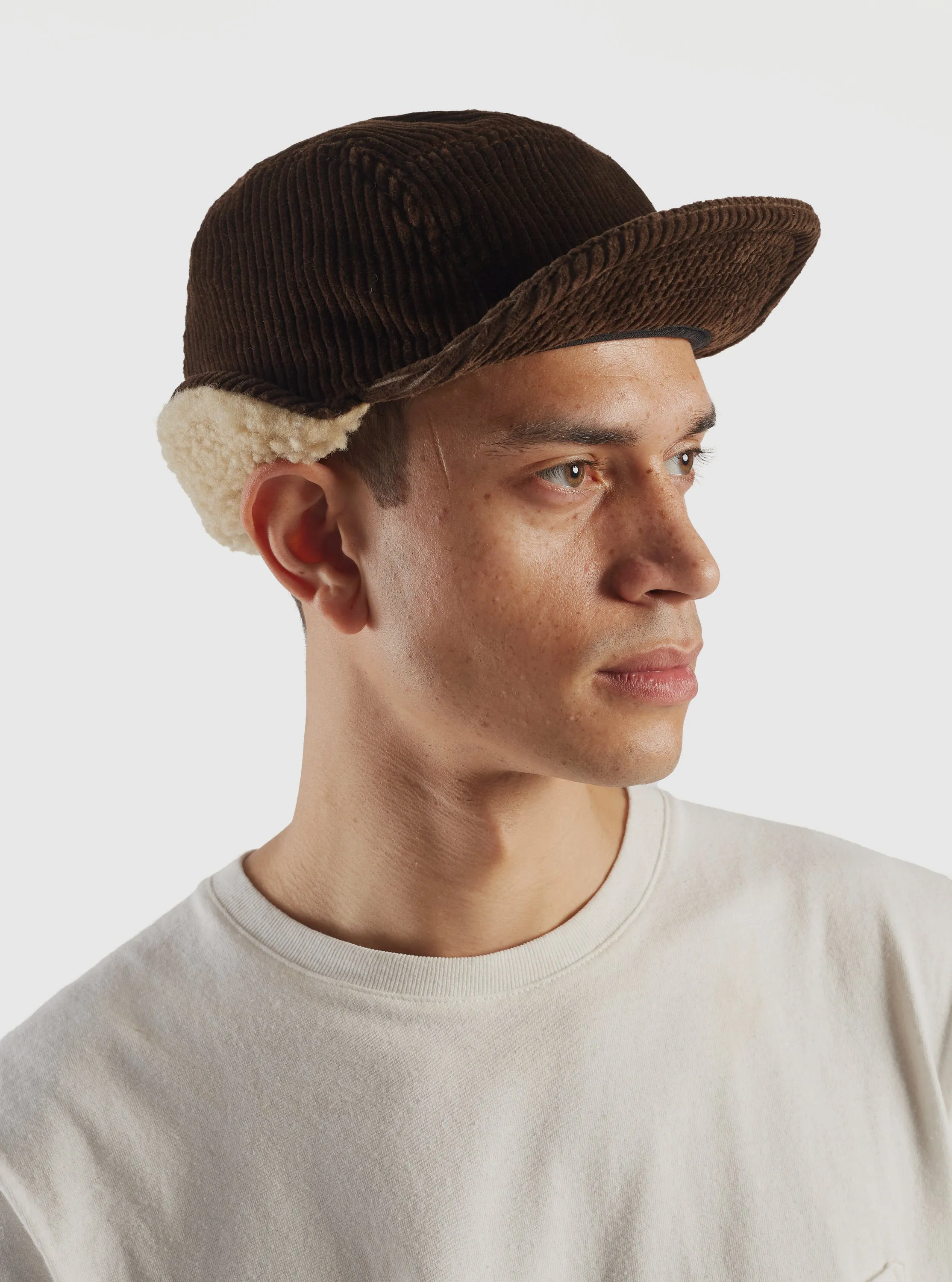 cableami® 5w Cap in Brown Corduroy