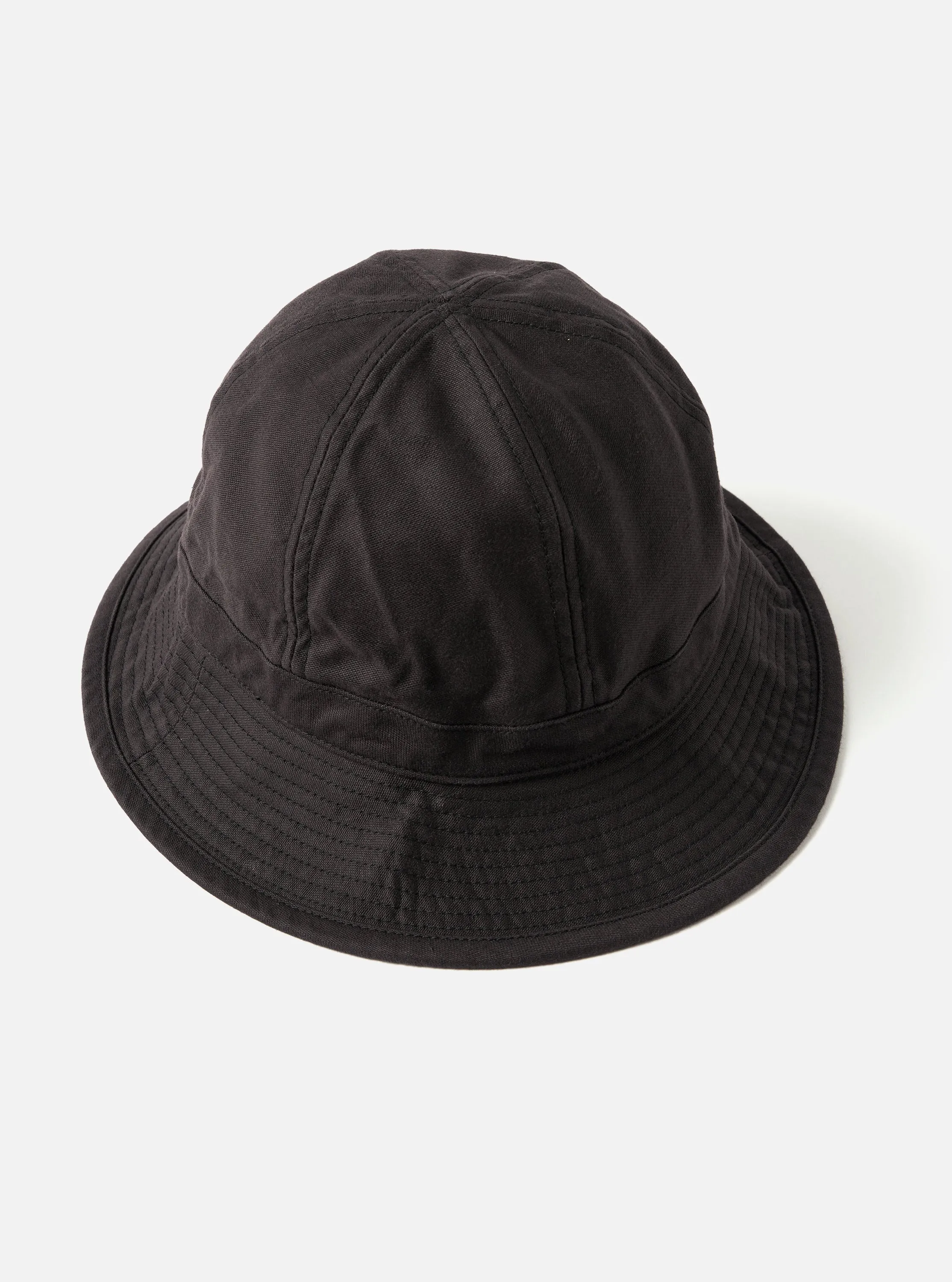 cableami® Metro Hat in Black Satin Cotton