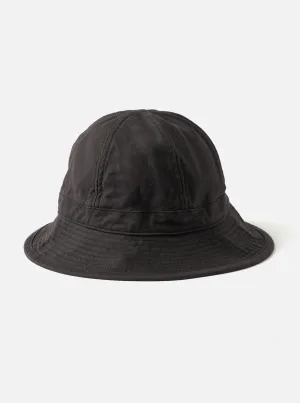 cableami® Metro Hat in Black Satin Cotton
