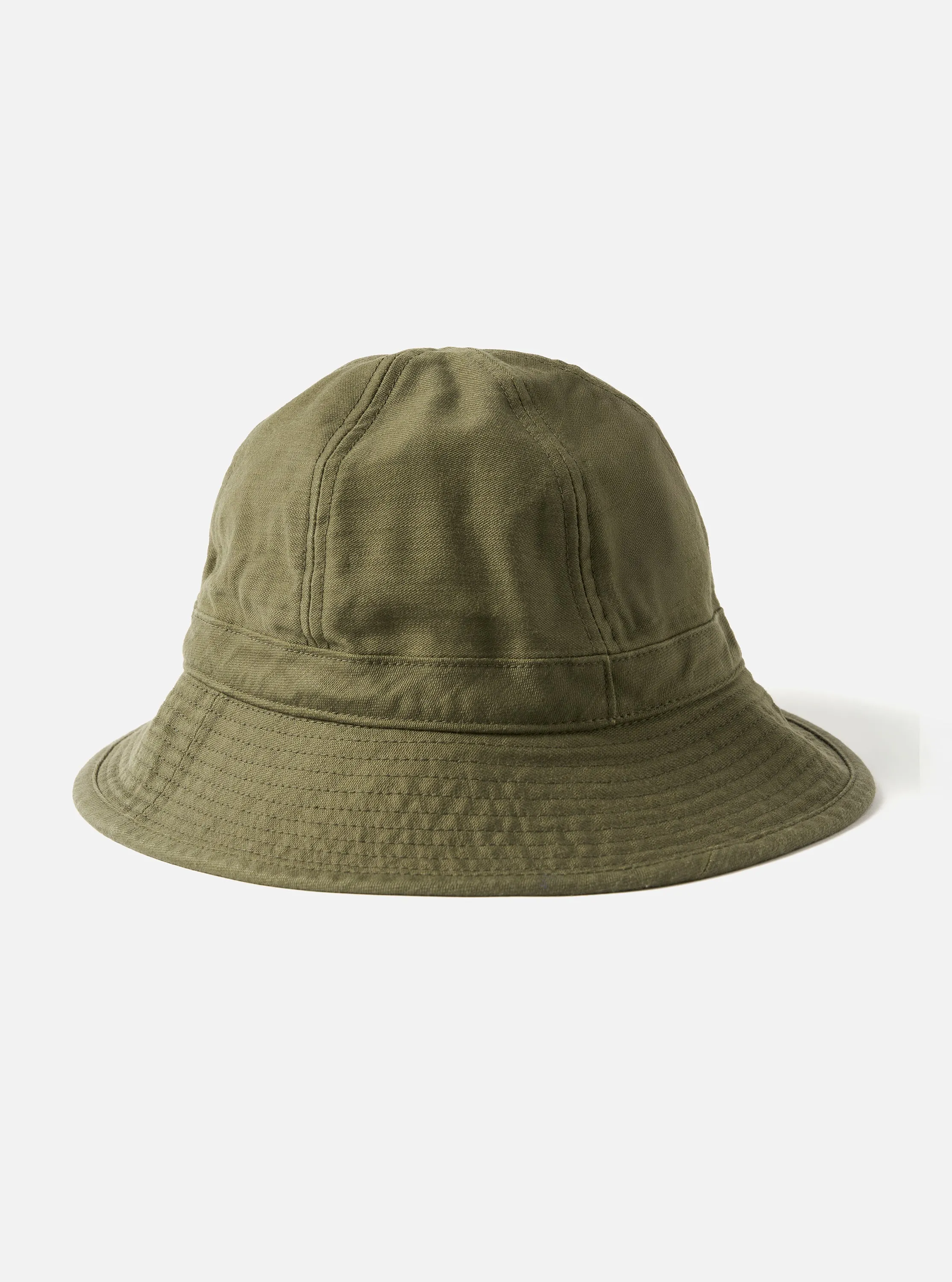 cableami® Metro Hat in Dark Olive Satin Cotton