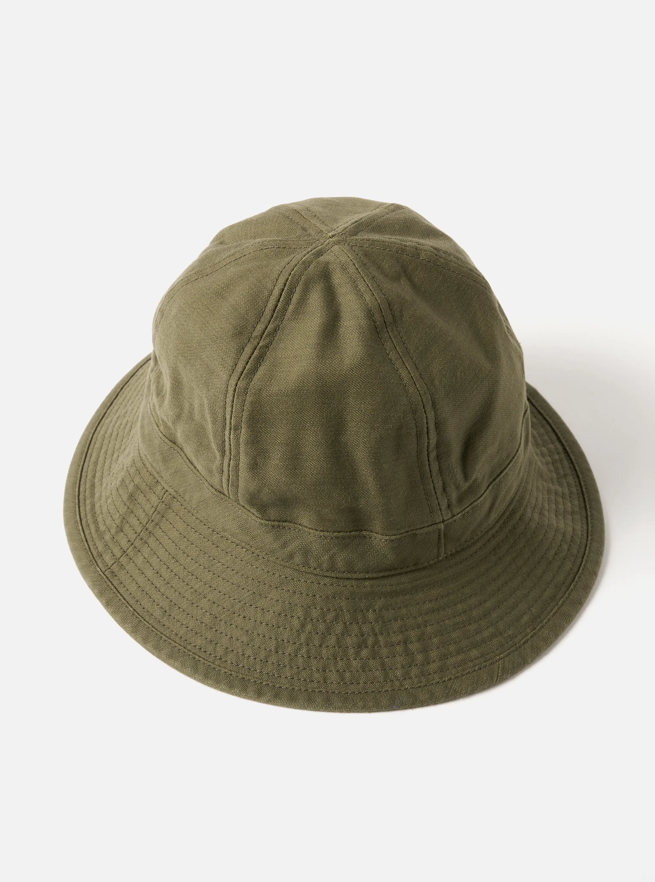 cableami® Metro Hat in Dark Olive Satin Cotton