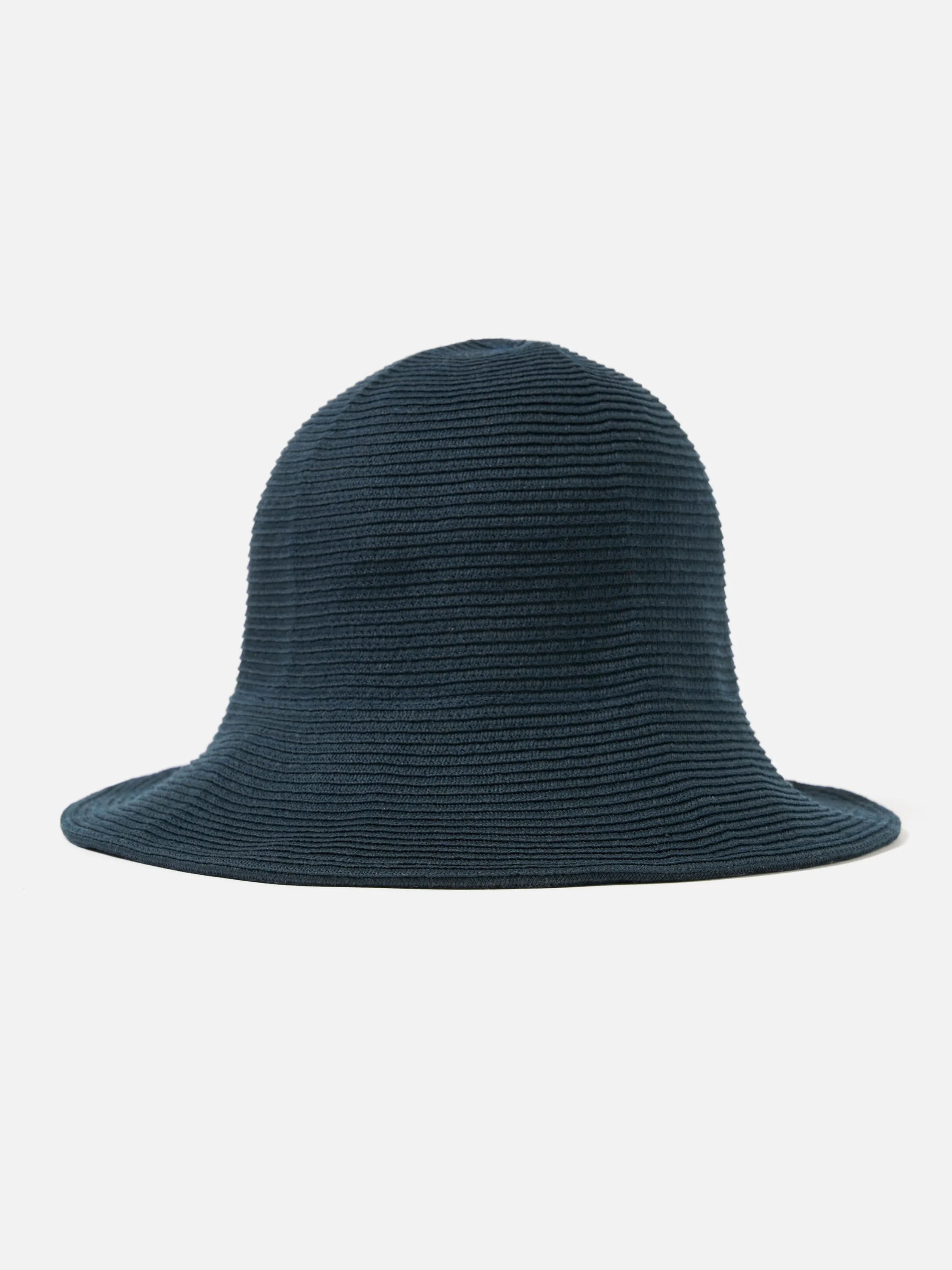 cableami® Tulip Hat in Navy/Indigo Cotton Braid