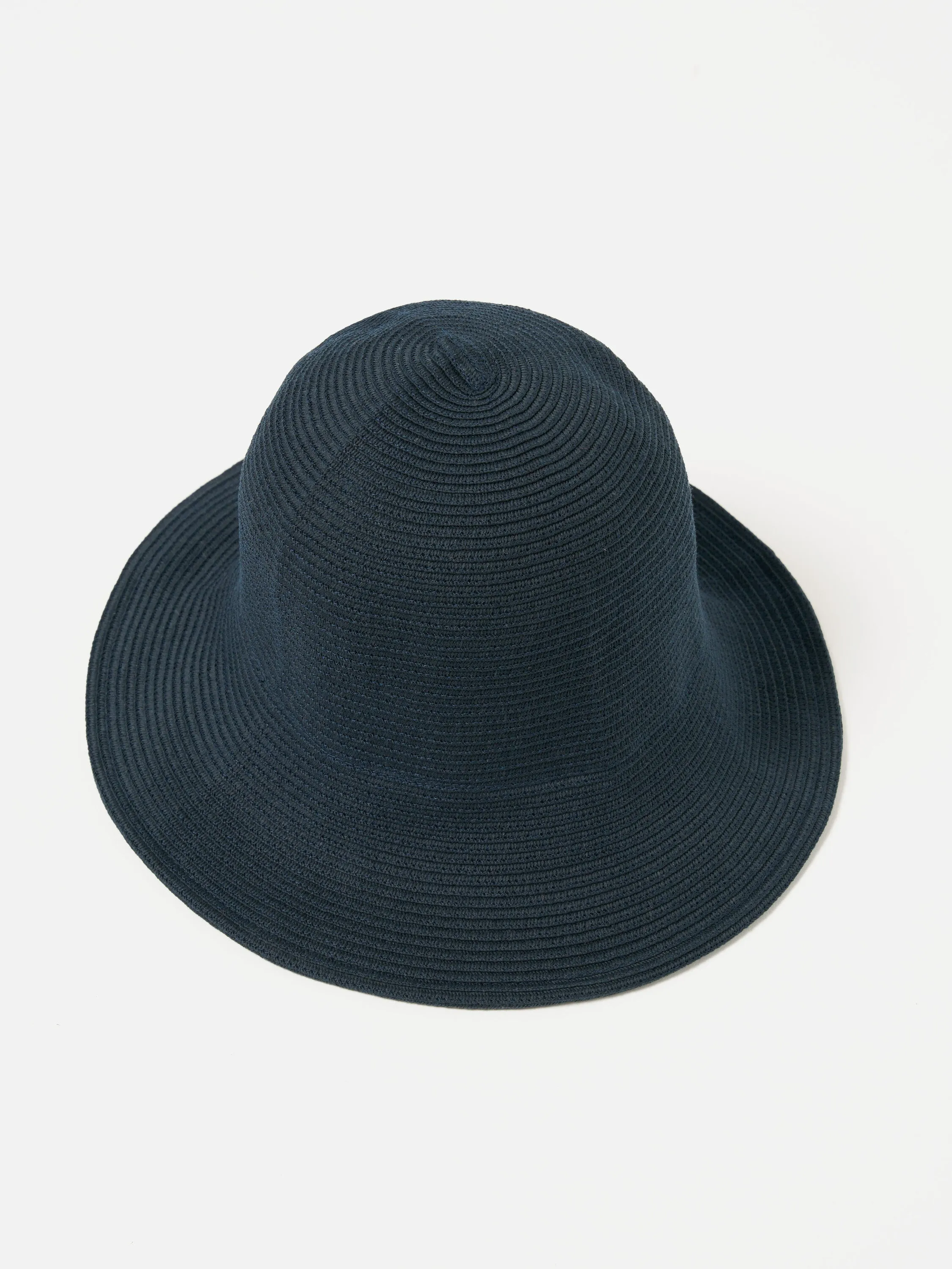 cableami® Tulip Hat in Navy/Indigo Cotton Braid