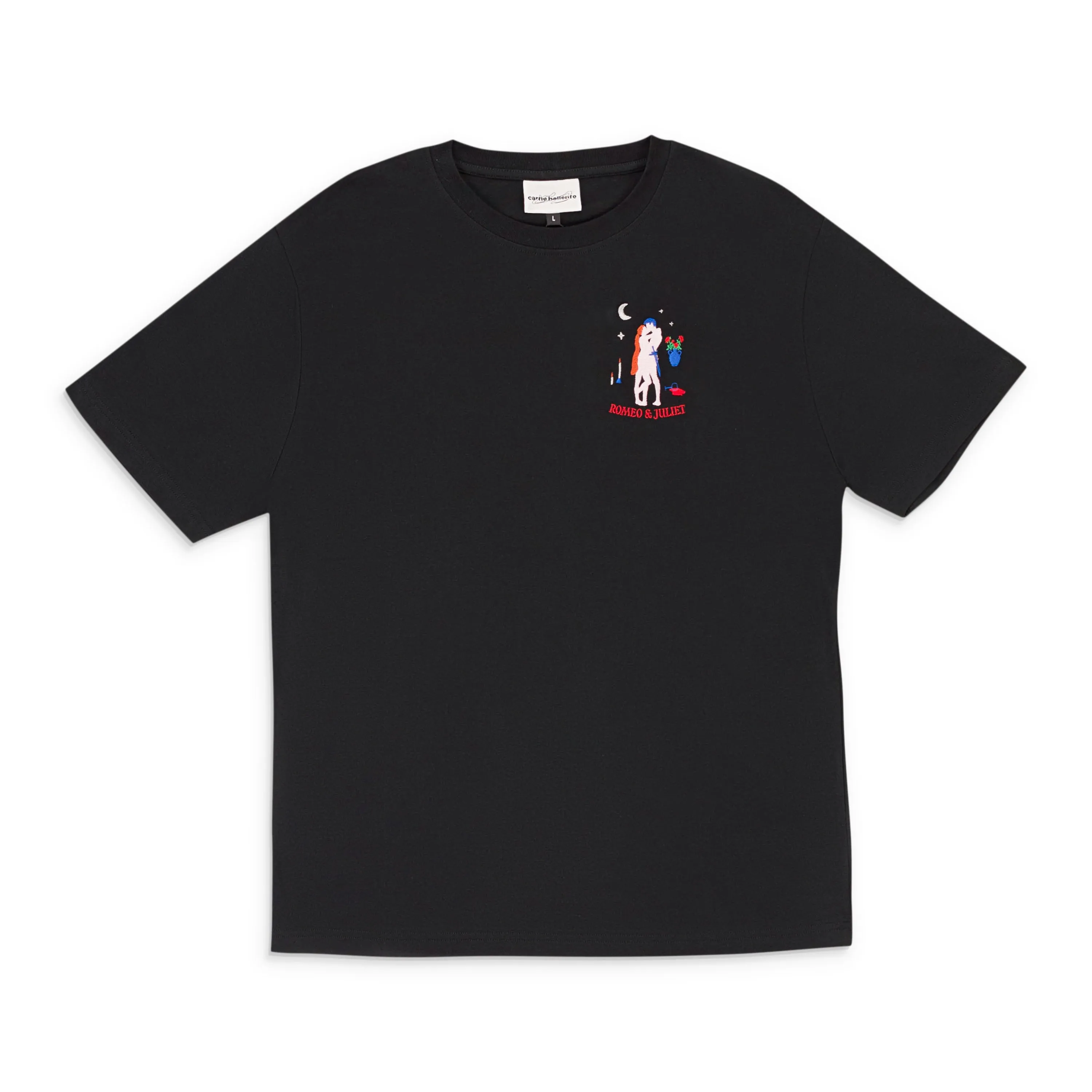 CARNE BOLLENTE ROMEO IN JULIET BLACK T-SHIRT