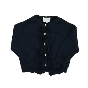 Carolina Zapf Girls Navy Cardigan