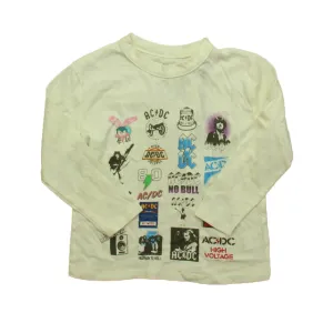 Chaser Boys Ivory AC DC Long Sleeve T-Shirt