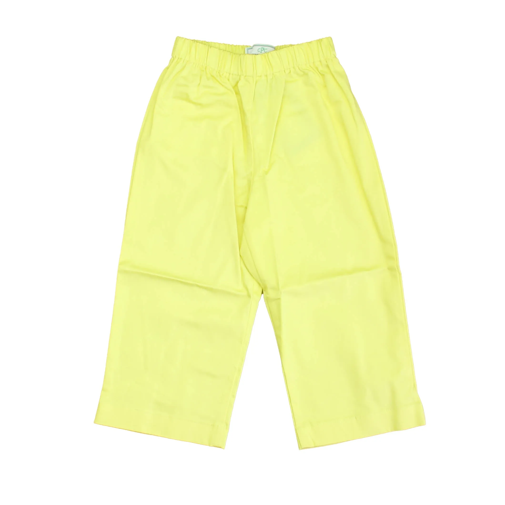 Classic Prep Boys Limelight Yellow Pants Size: 2-5T