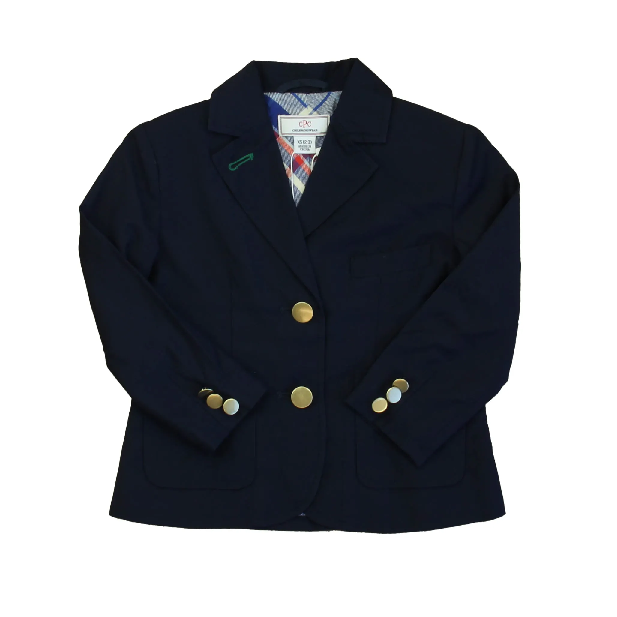 Classic Prep Girls Medieval Lined in Greenwich Plaid Jacket