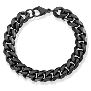 Crucible Los Angeles Men's 12mm Stainless Steel Curb Bracelet