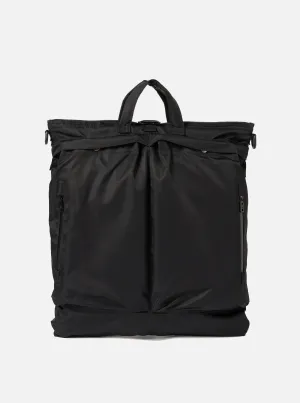 F/CE.® 3-Way Helmet Bag in Black Recycled Twill