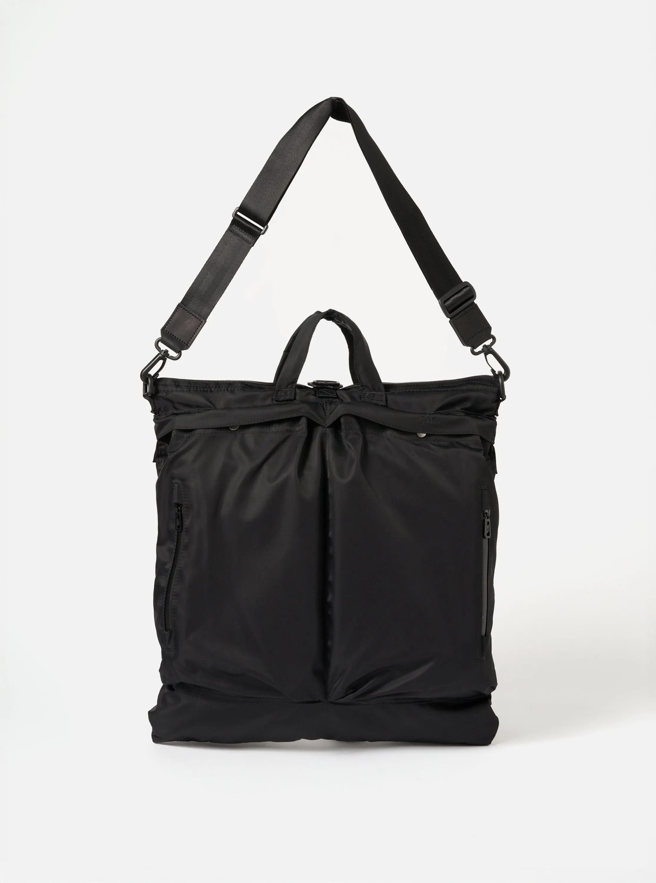 F/CE.® 3-Way Helmet Bag in Black Recycled Twill