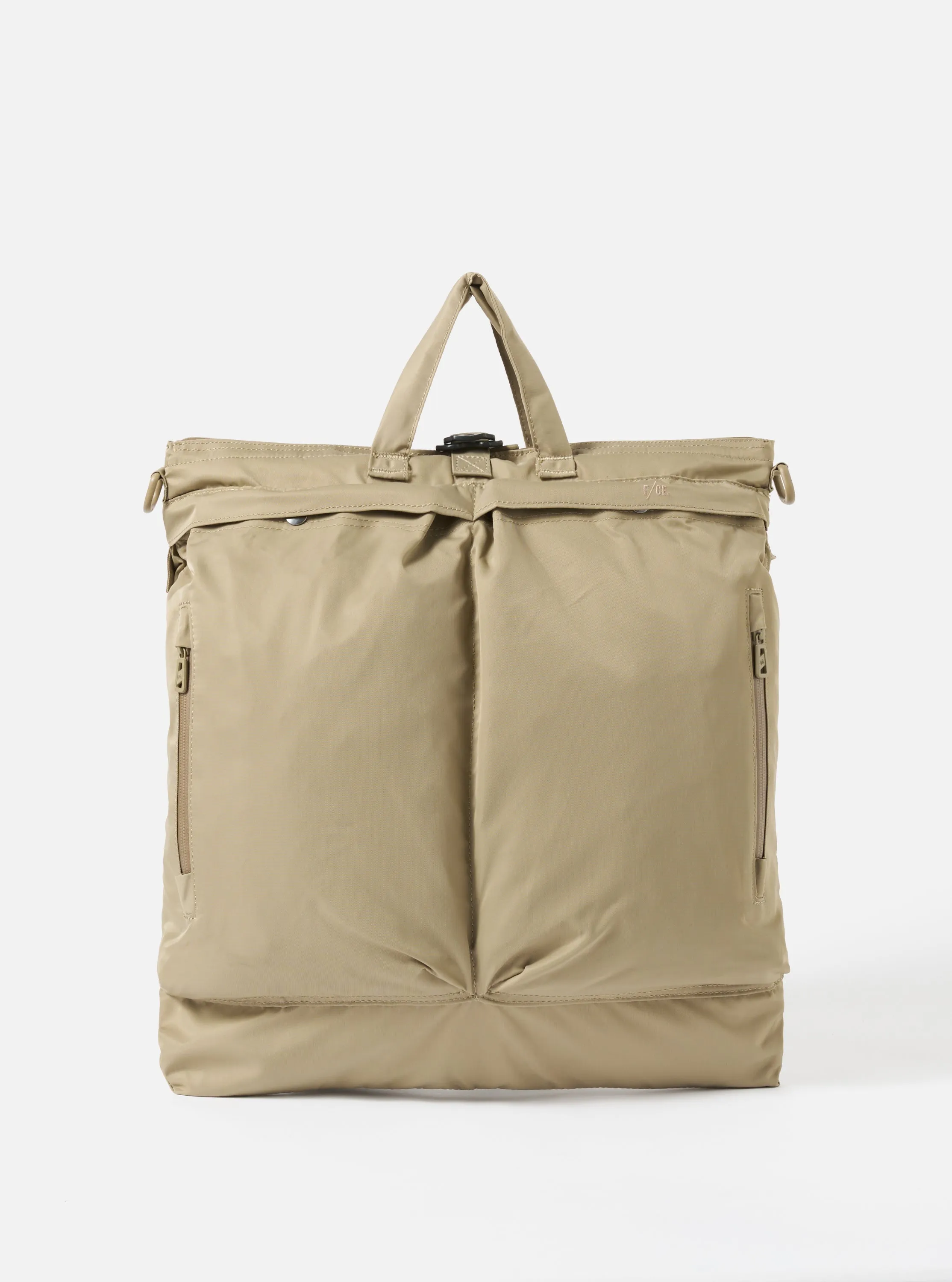 F/CE.® 3-Way Helmet Bag in Sage Green Recycled Twill