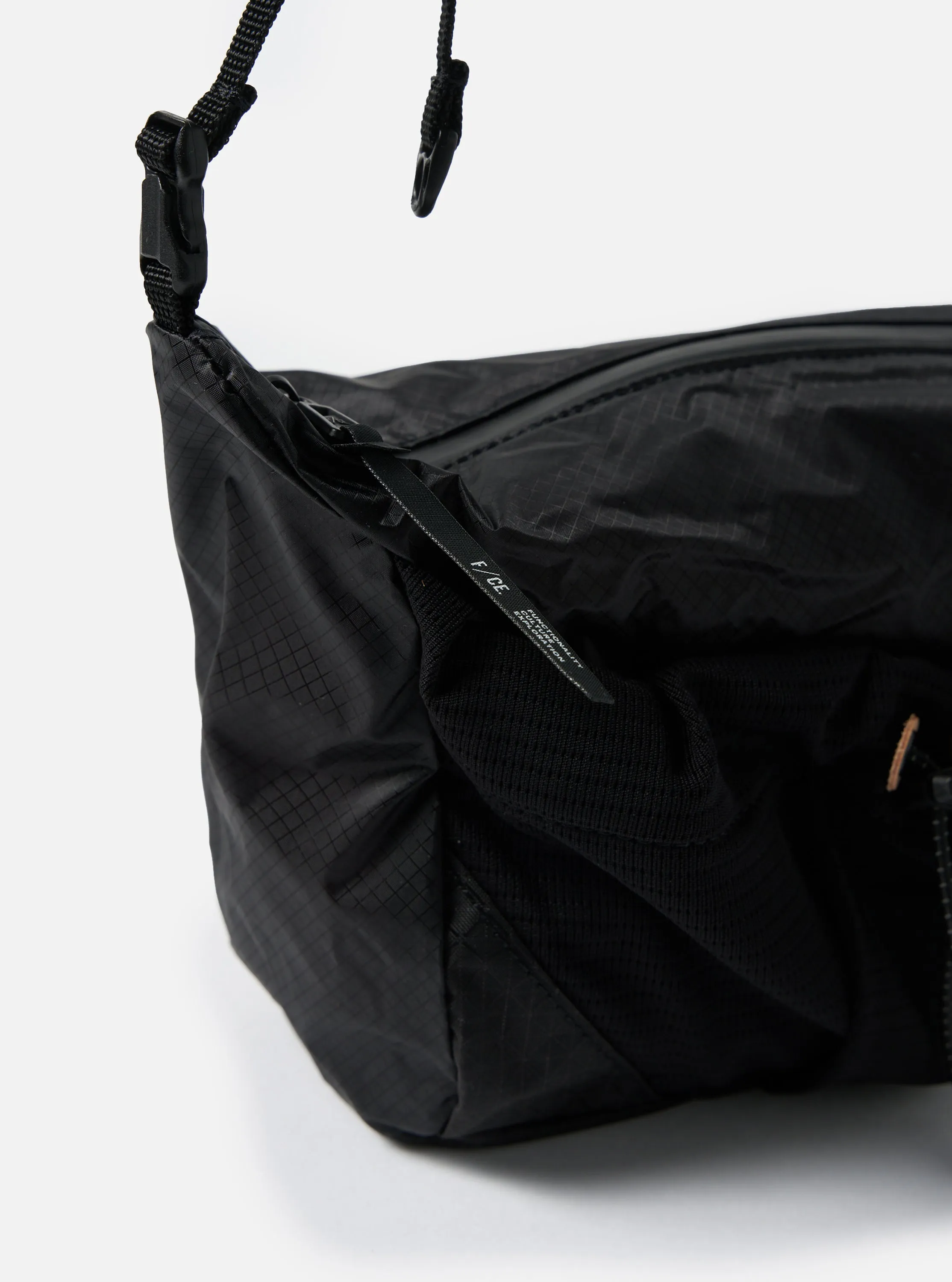 F/CE.® Cordura Sil Sacoche in Black Nylon
