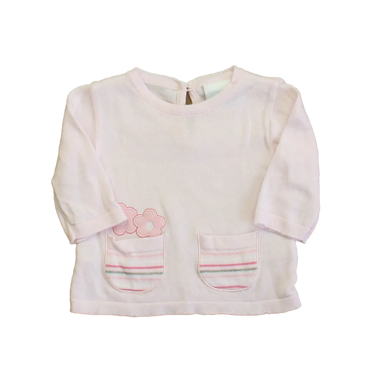 Florence Eiseman Girls Pink Long Sleeve Shirt