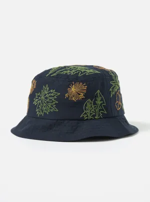 Flower Mountain x Universal Works Beach Hat in Navy Broadcloth