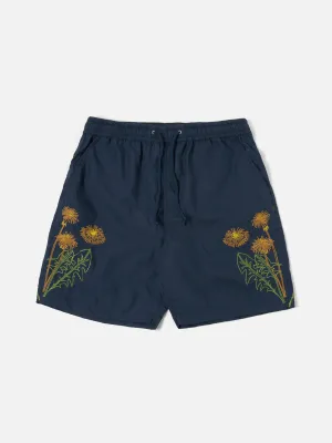 Flower Mountain x Universal Works Beach Short in Navy Recycled Polytech