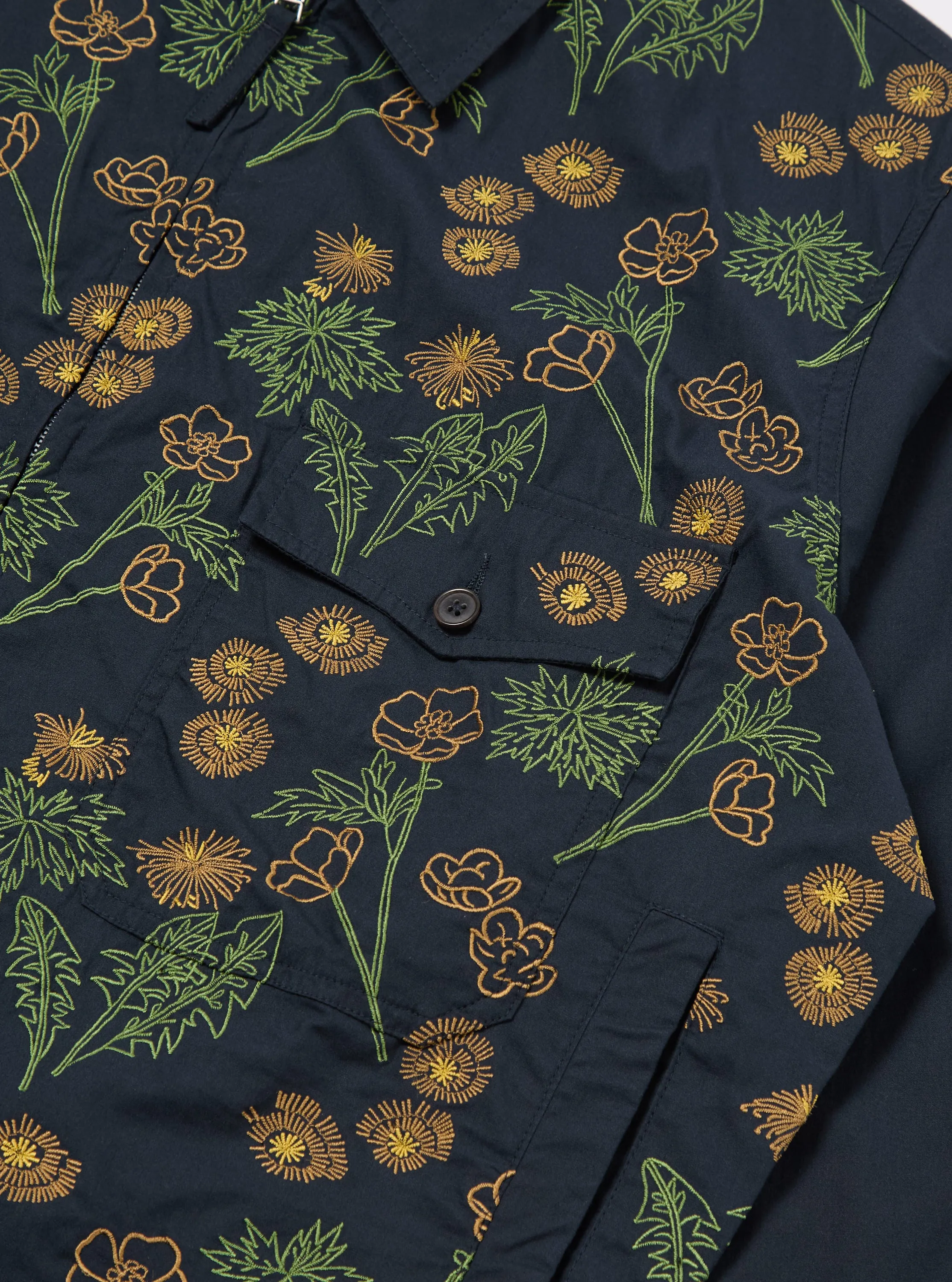 Flower Mountain x Universal Works E130 Jacket in Navy Broadcloth