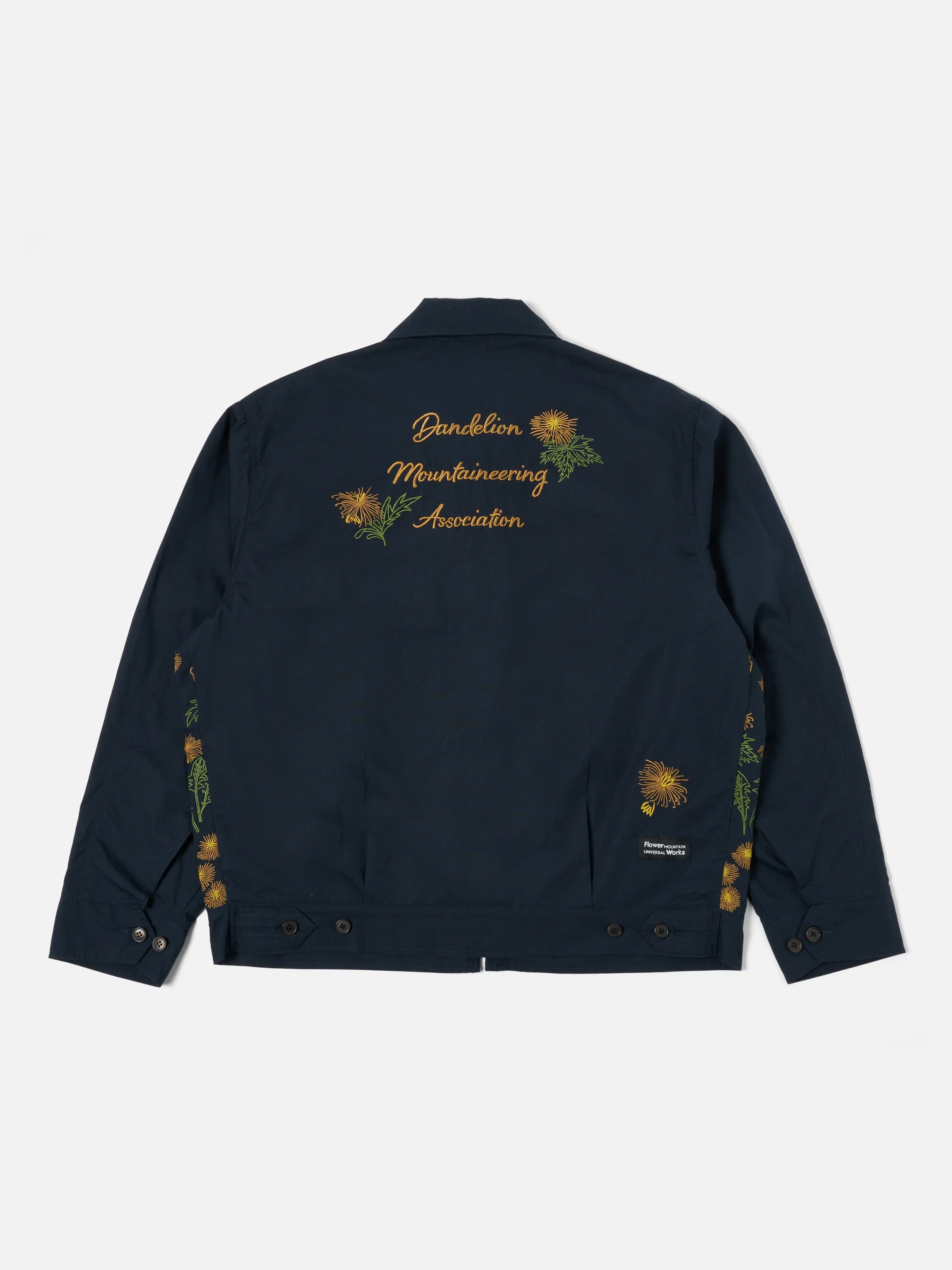 Flower Mountain x Universal Works E130 Jacket in Navy Broadcloth