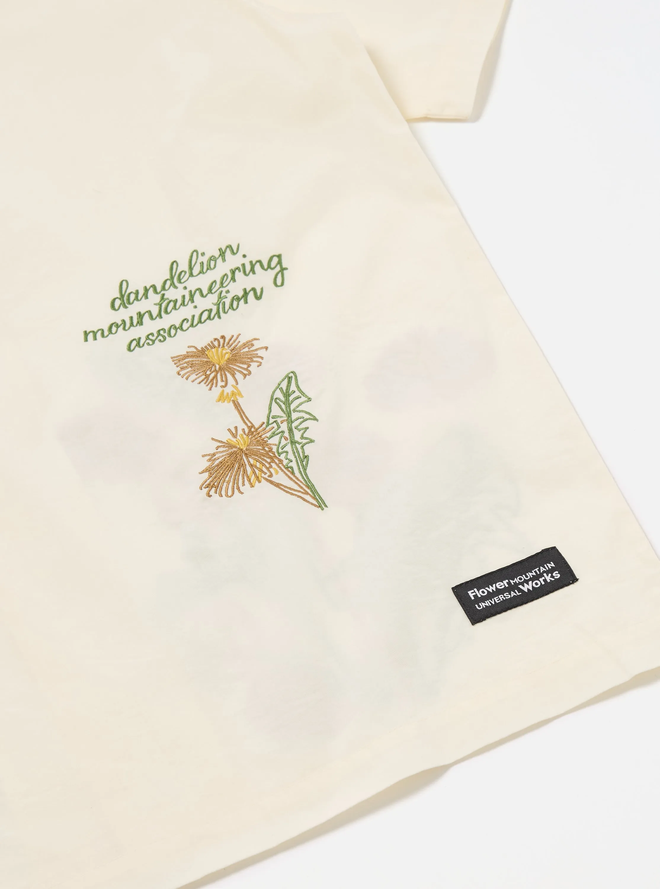 Flower Mountain x Universal Works Minari Shirt in Ecru Broadcloth
