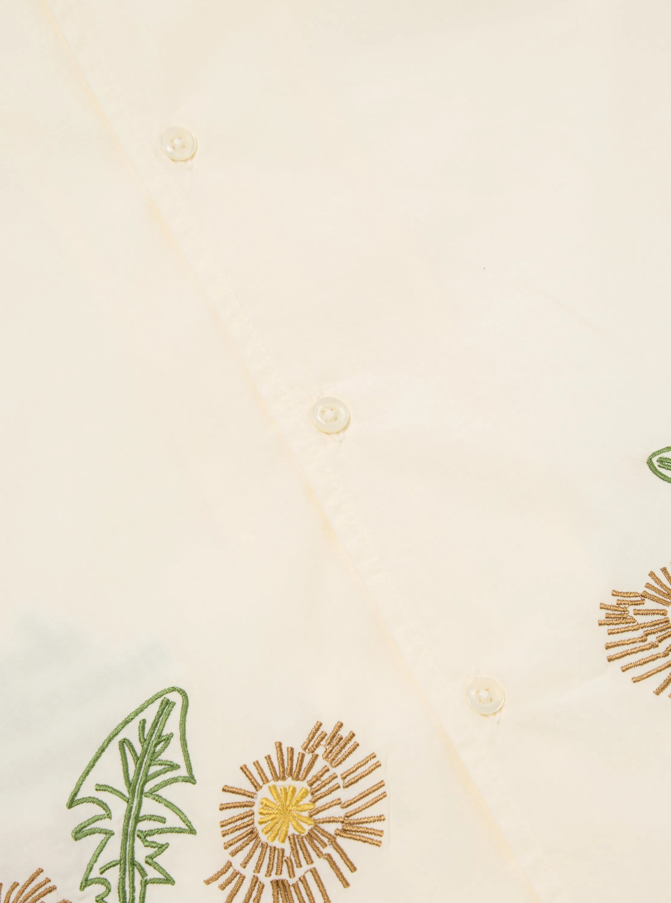 Flower Mountain x Universal Works Minari Shirt in Ecru Broadcloth
