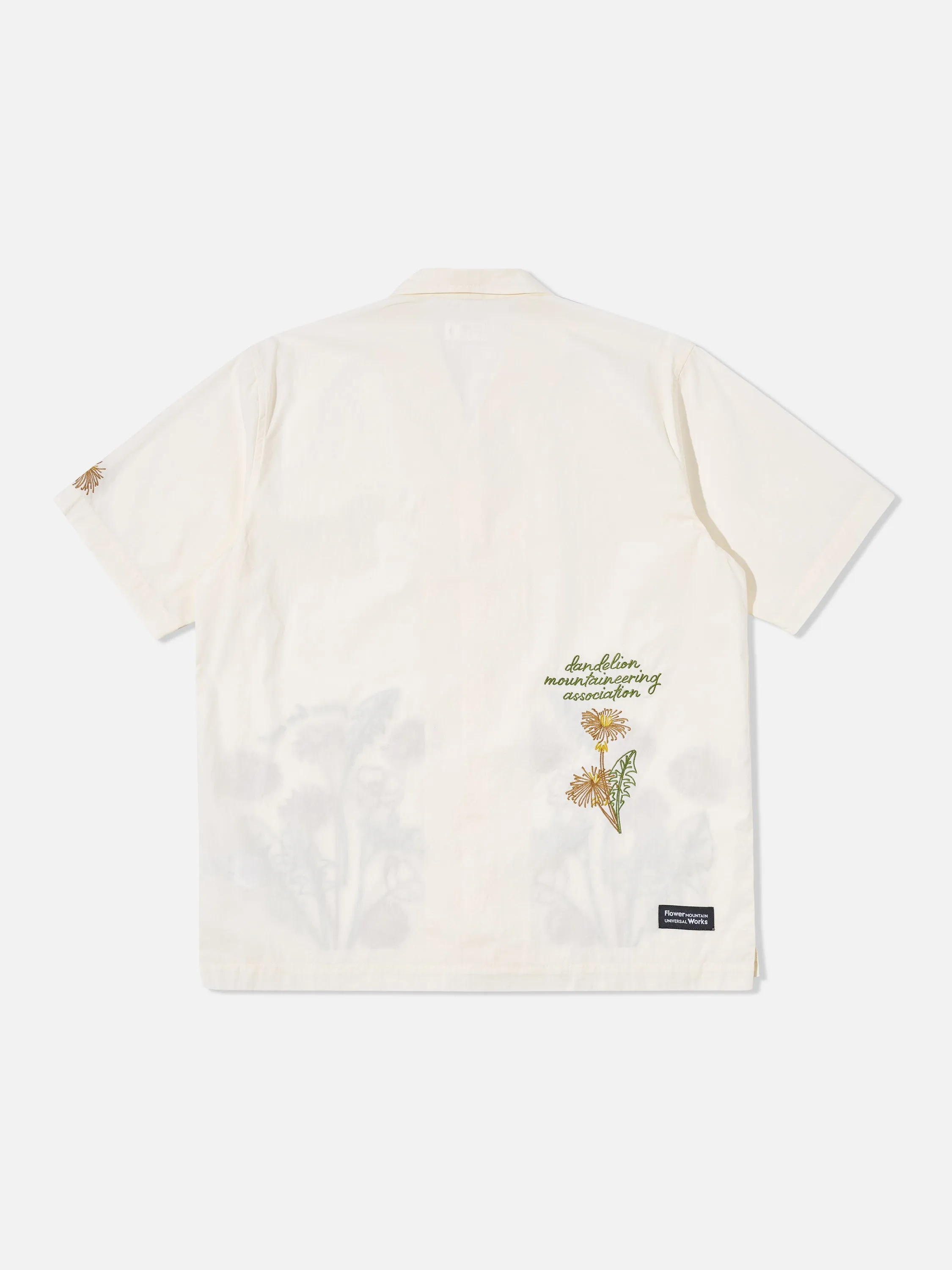 Flower Mountain x Universal Works Minari Shirt in Ecru Broadcloth