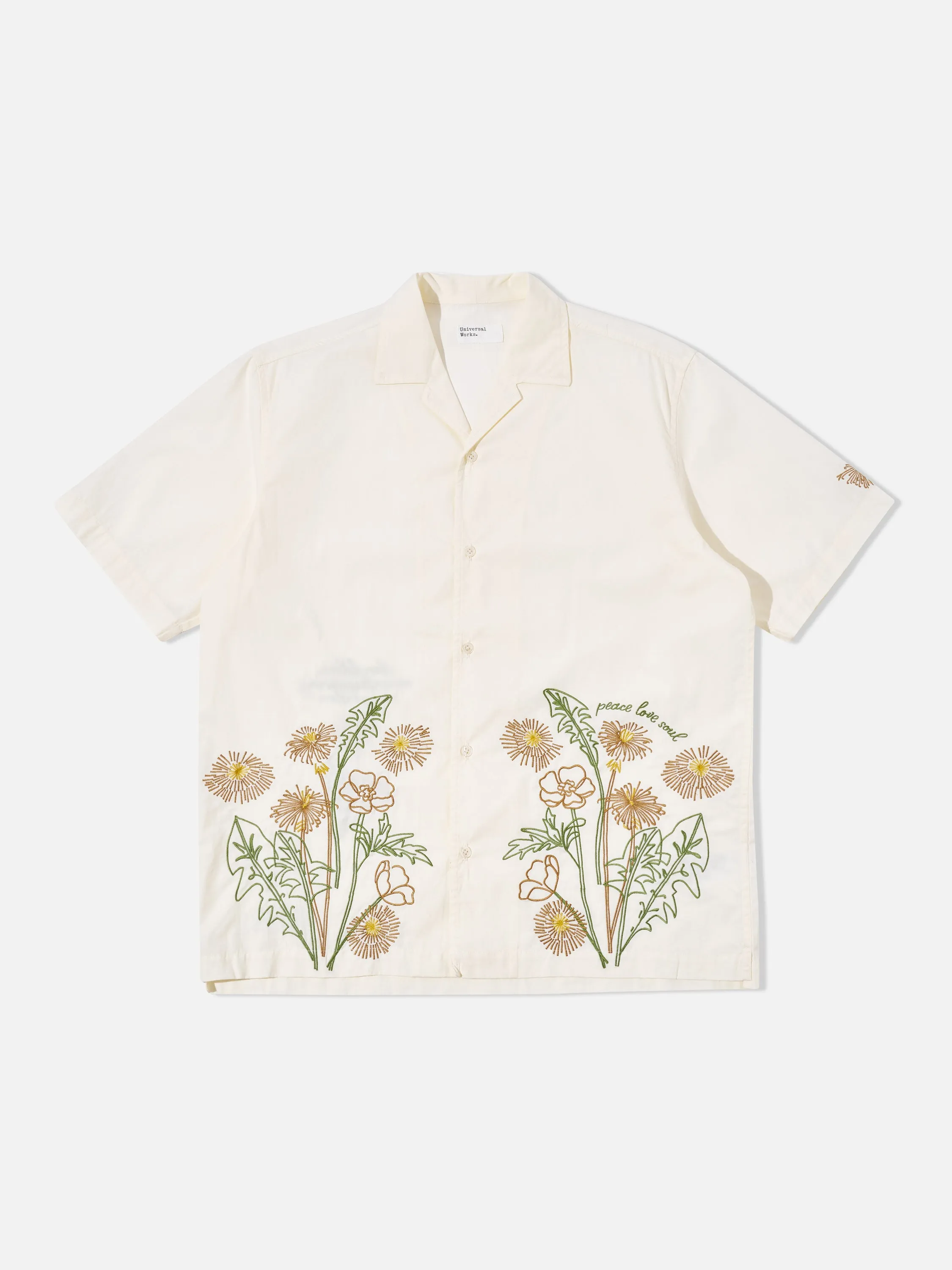 Flower Mountain x Universal Works Minari Shirt in Ecru Broadcloth
