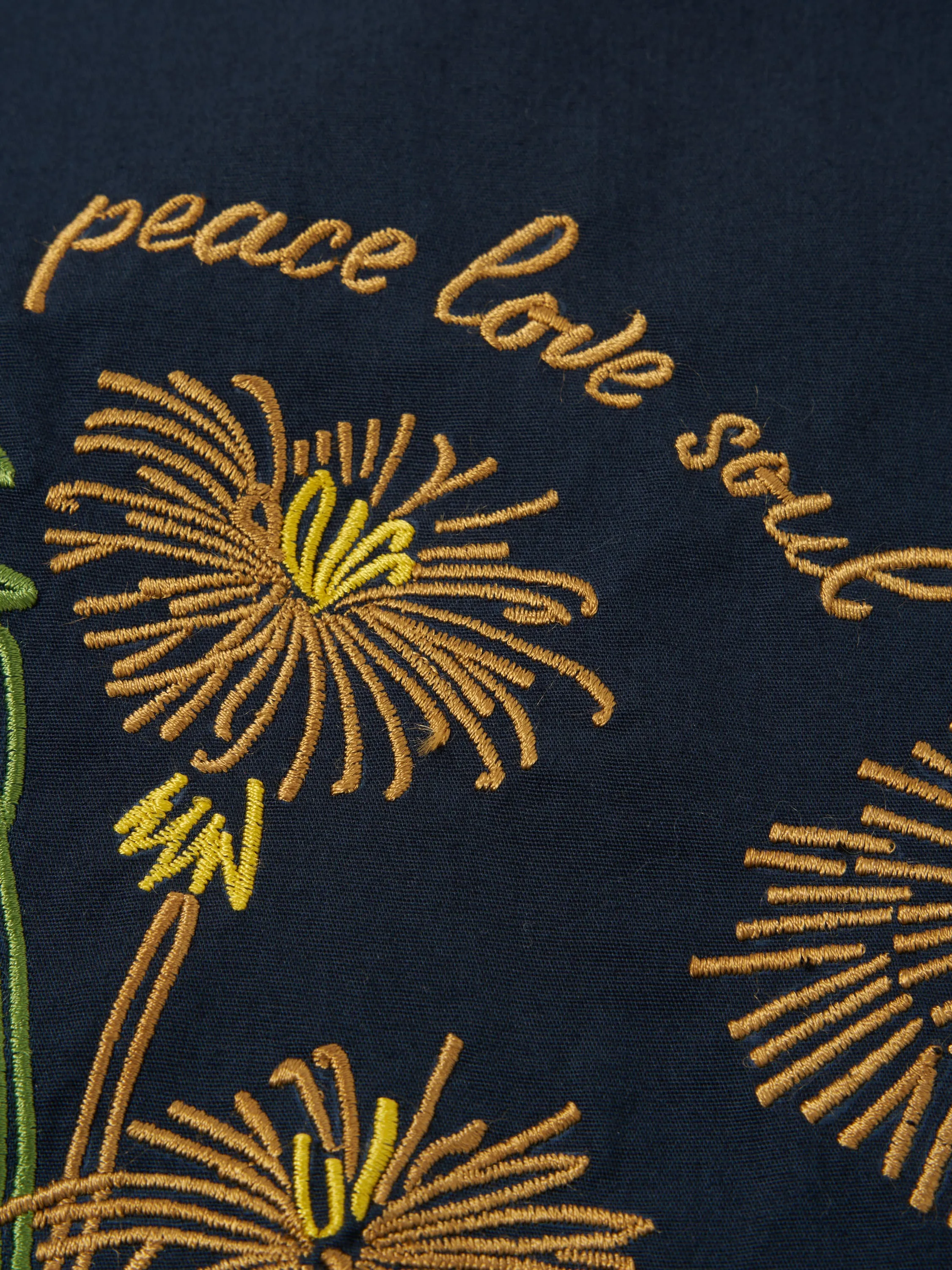 Flower Mountain x Universal Works Minari Shirt in Navy Broadcloth