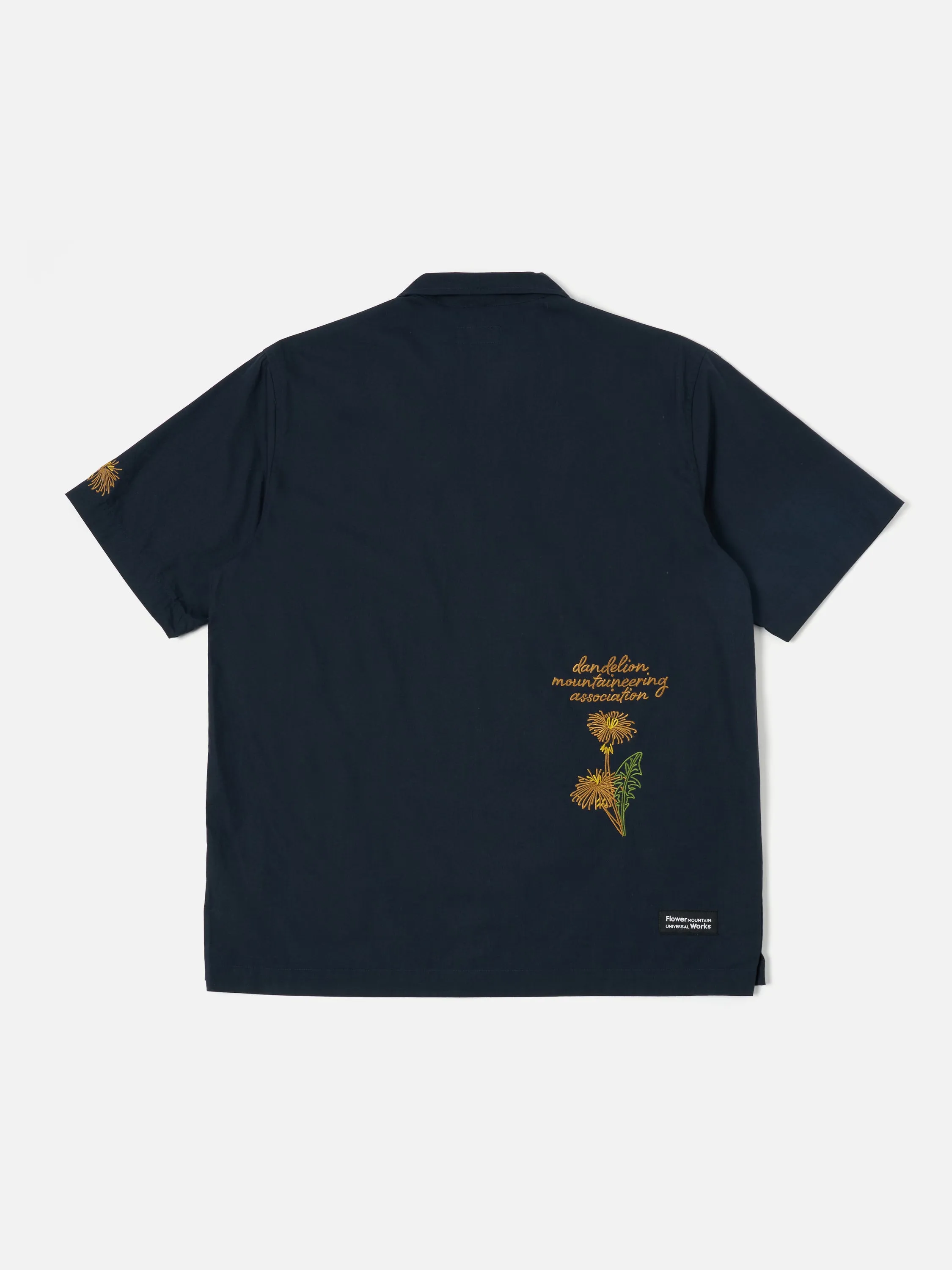 Flower Mountain x Universal Works Minari Shirt in Navy Broadcloth