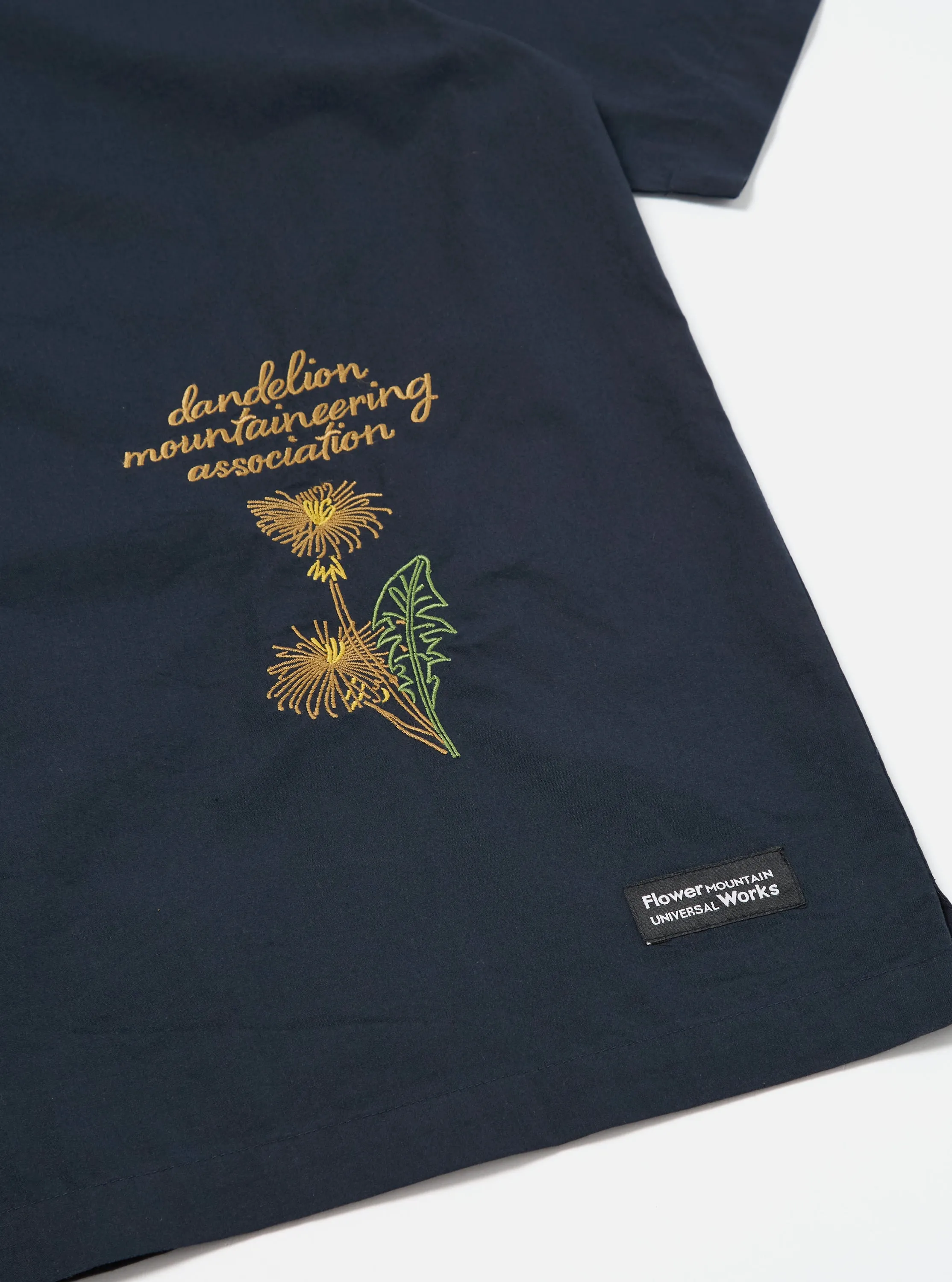 Flower Mountain x Universal Works Minari Shirt in Navy Broadcloth
