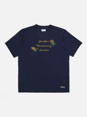 Flower Mountain x Universal Works Tee in Navy Single Jersey