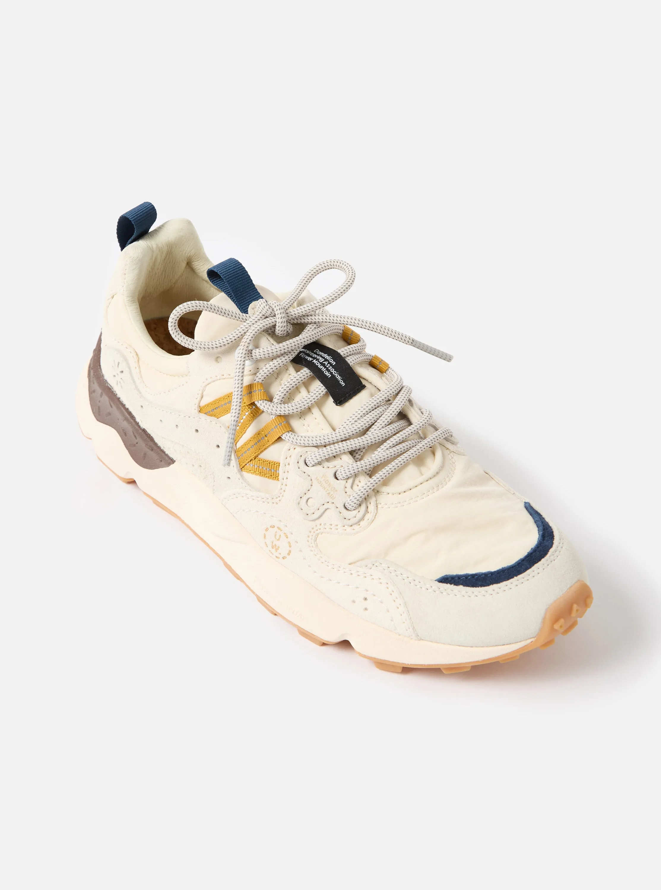 Flower Mountain x Universal Works Yamano 3 in Ecru Suede/Nylon