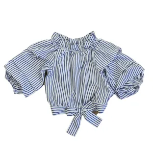 Habitual Girl Girls Blue | White Blouse