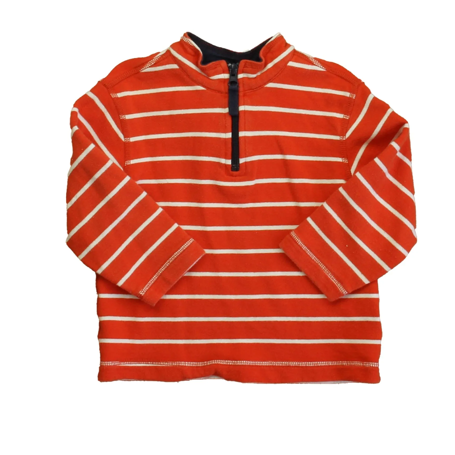 Hanna Andersson Girls Red Stripe Long Sleeve Shirt