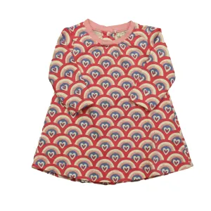 Hatley Girls Pink | Purple Hearts Dress