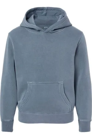 Independent Trading Co. Youth Midweight Pigment-Dyed Hooded Sweatshirt