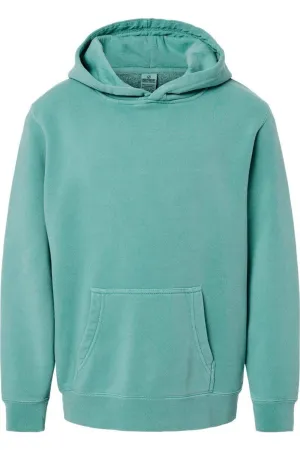 Independent Trading Co. Youth Midweight Pigment-Dyed Hooded Sweatshirt