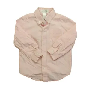 Janie and Jack Boys Pink Button Down Long Sleeve
