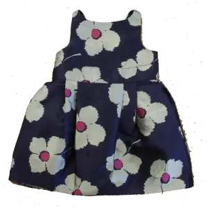 Janie and Jack Girls Blue Floral Dress