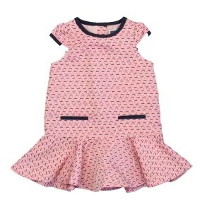 Janie and Jack Girls Pink | Navy Dress