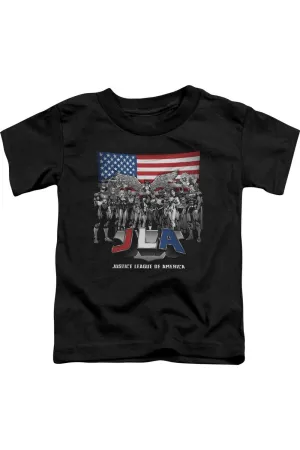 Justice League of America All American League Short Sleeve Toddler Tee / T-Shirt