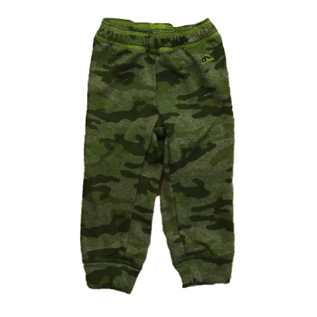 L.L. Bean Boys Green Camo Athletic Pants