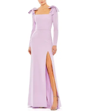 Mac Duggal Empire Bow Slip Gown