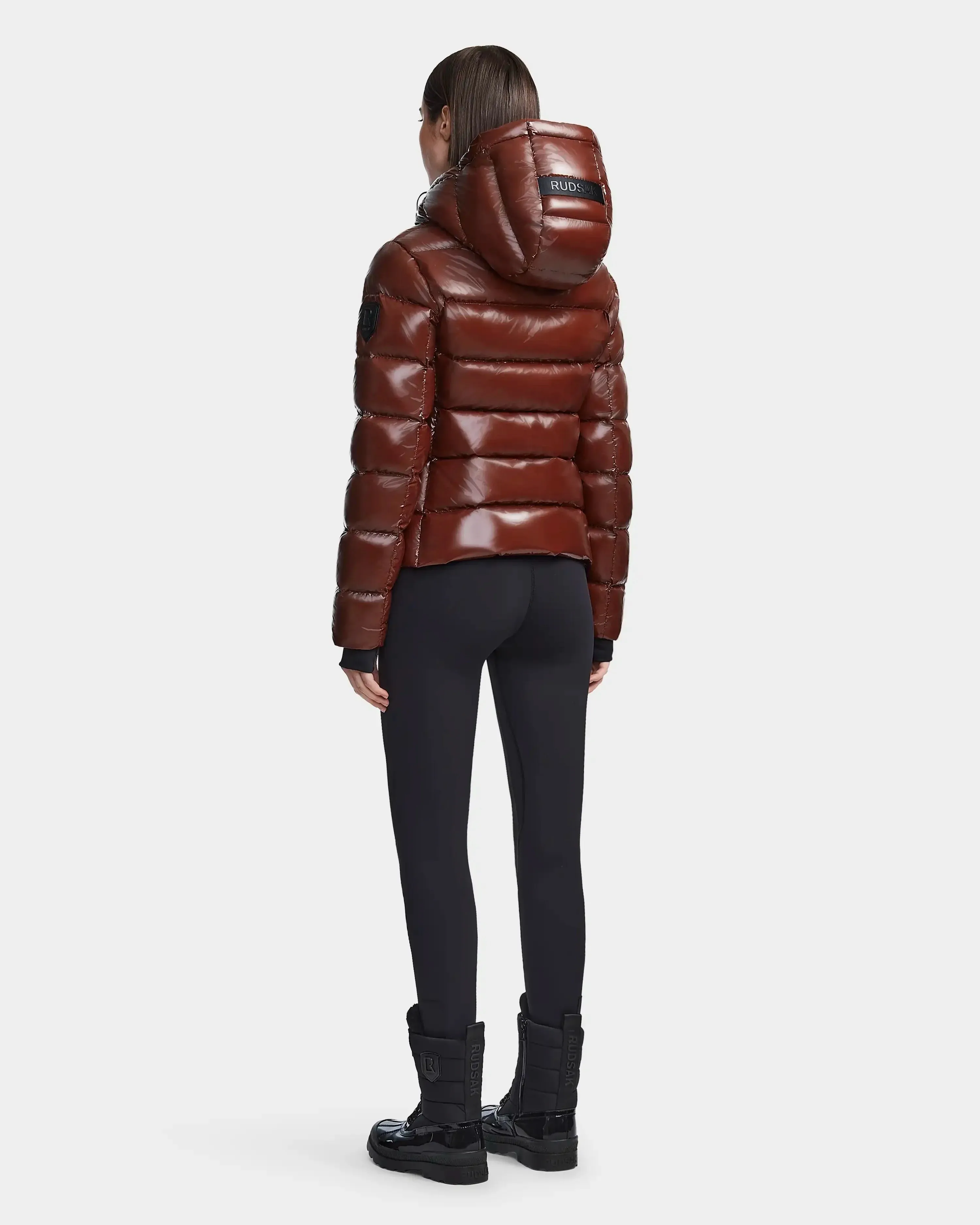 MARE WOMEN'S GLOSSY DOWN PUFFER