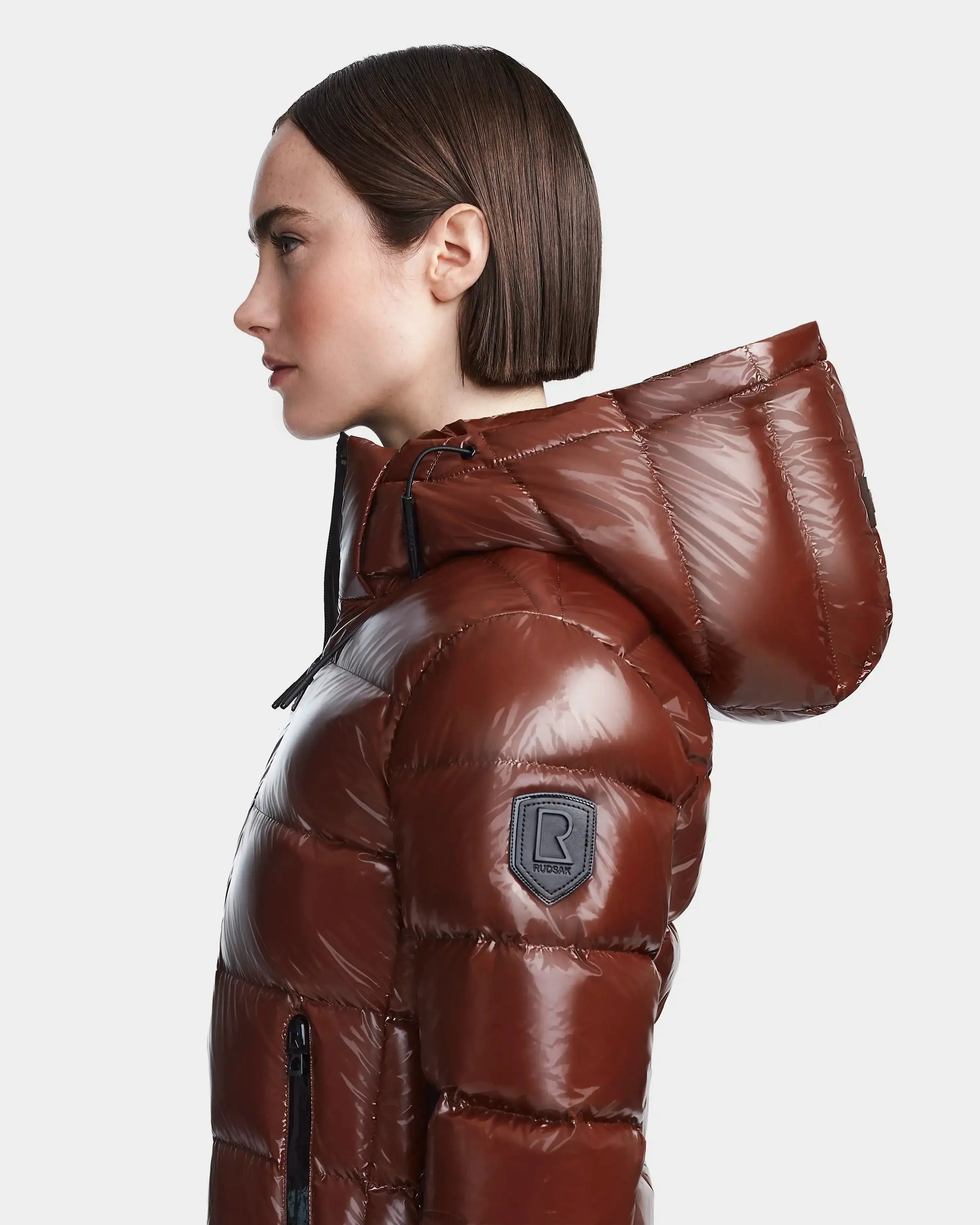 MARE WOMEN'S GLOSSY DOWN PUFFER